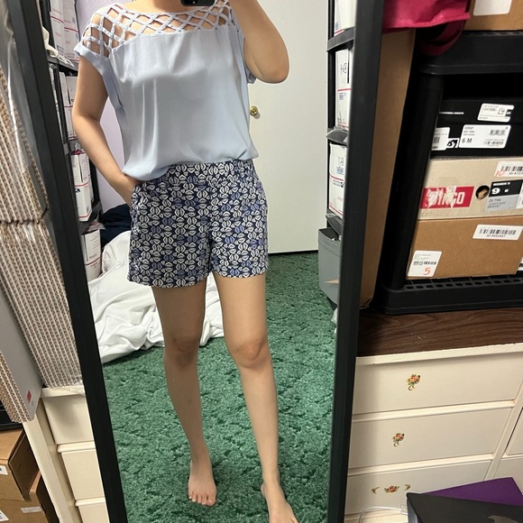 Loft butterfly wing cotton shorts - Picture 5 of 8